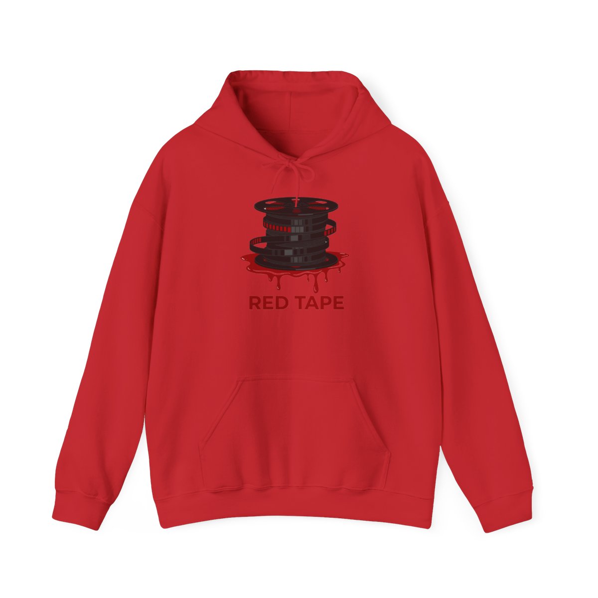 Horror Hoodie - 'Deleted Scenes' RED TAPE - Unisex Heavy Cotton Hoodie