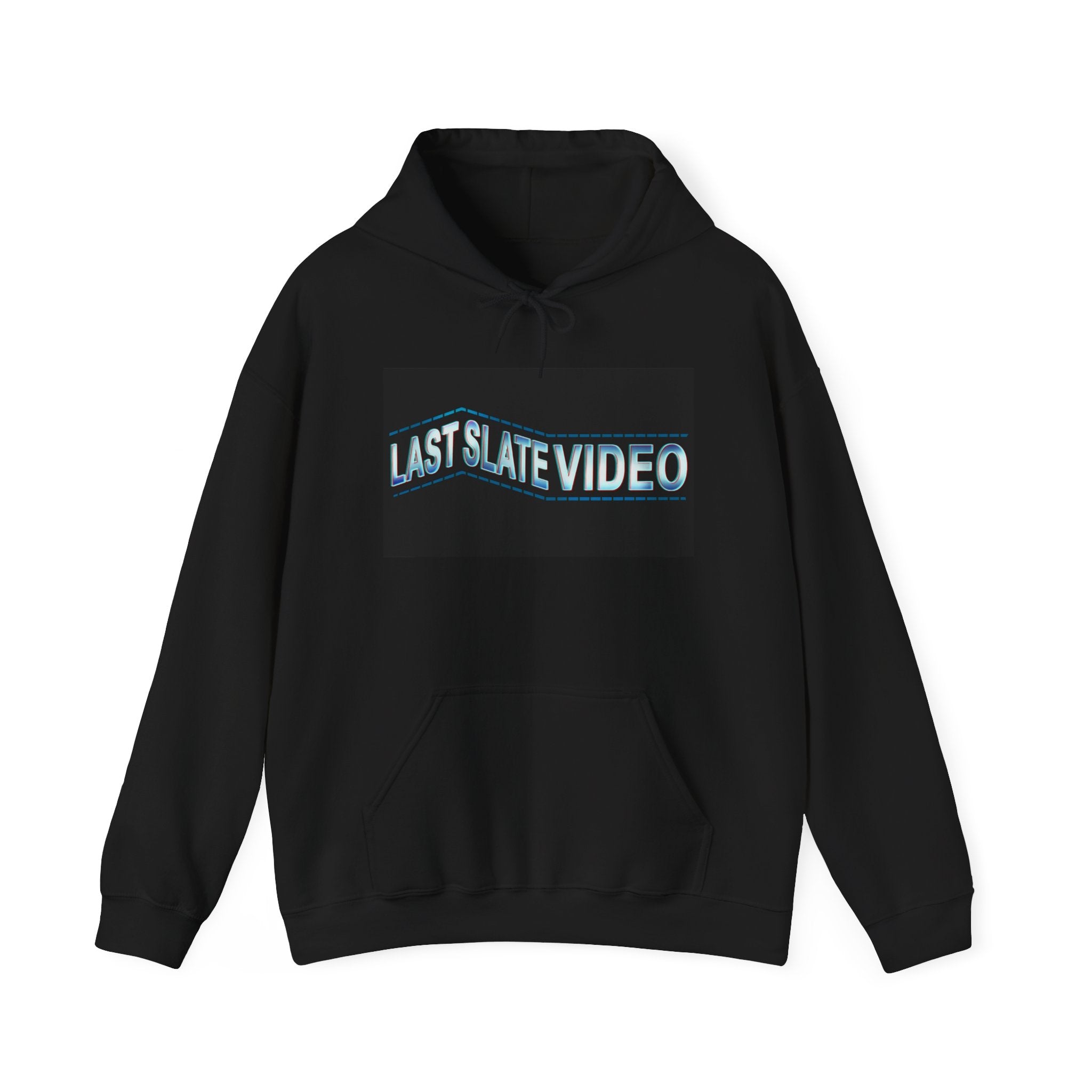 Last Slate Video Hoodie — Retro Neon Logo