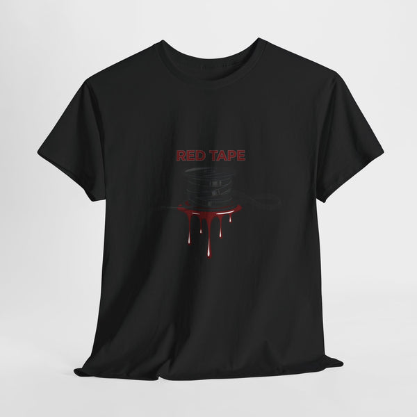 Last Slate Video 'REDACTED' Film Reel Tee — Red Tape Unisex Crew Neck T-Shirt