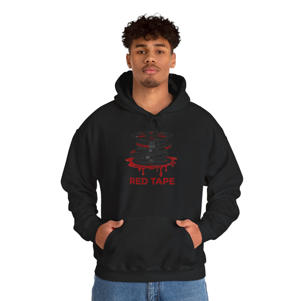Horror Hoodie - 'Deleted Scenes'  RED TAPE - Unisex Heavy Cotton Hoodie