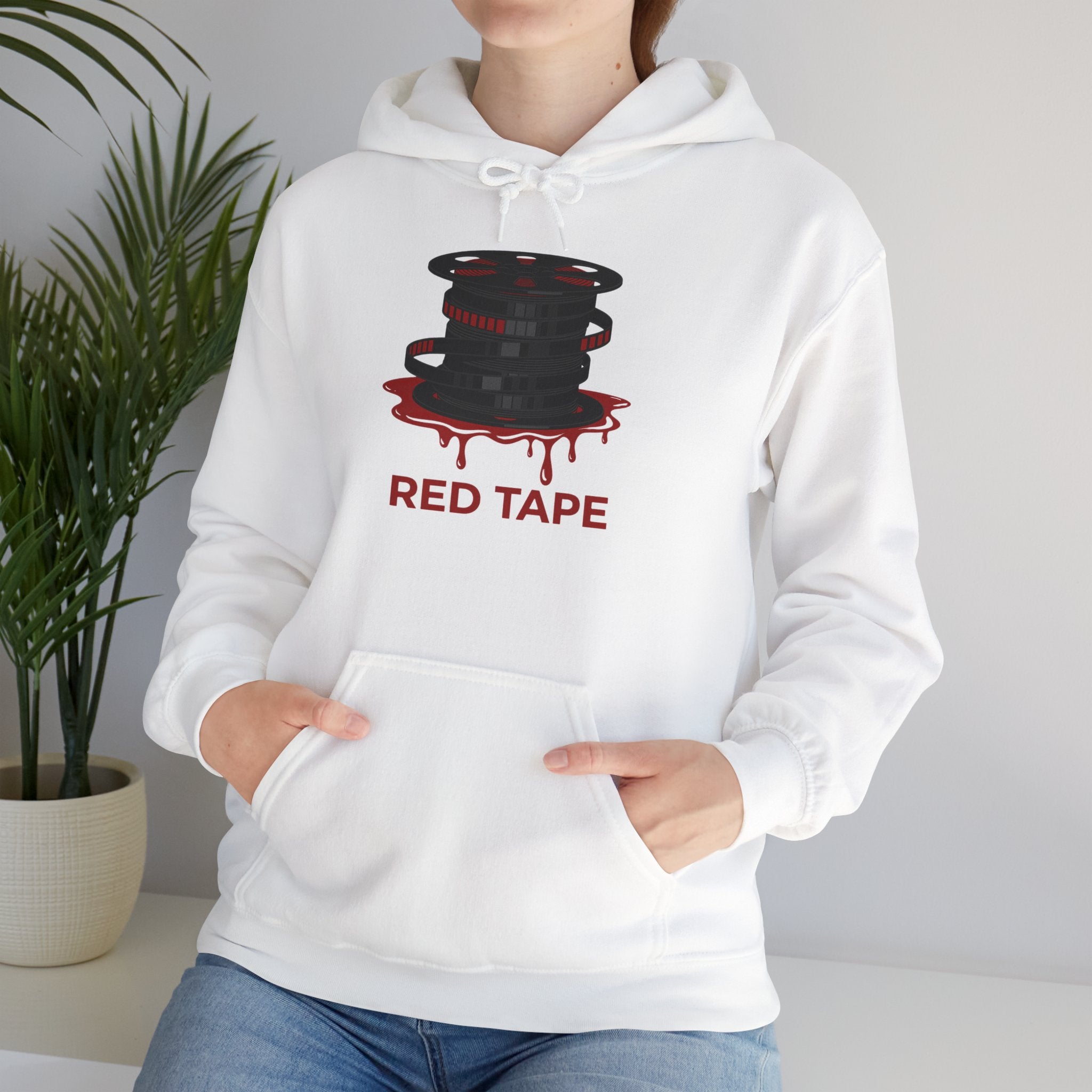 Last Slate Video 'Deleted Scenes'  RED TAPE - Unisex Heavy Cotton Hoodie