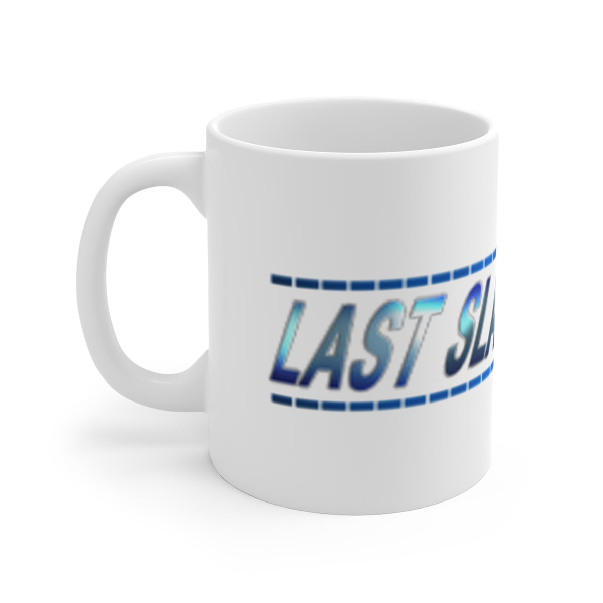 Last Slate Video Mug - Retro Neon Logo (11oz)