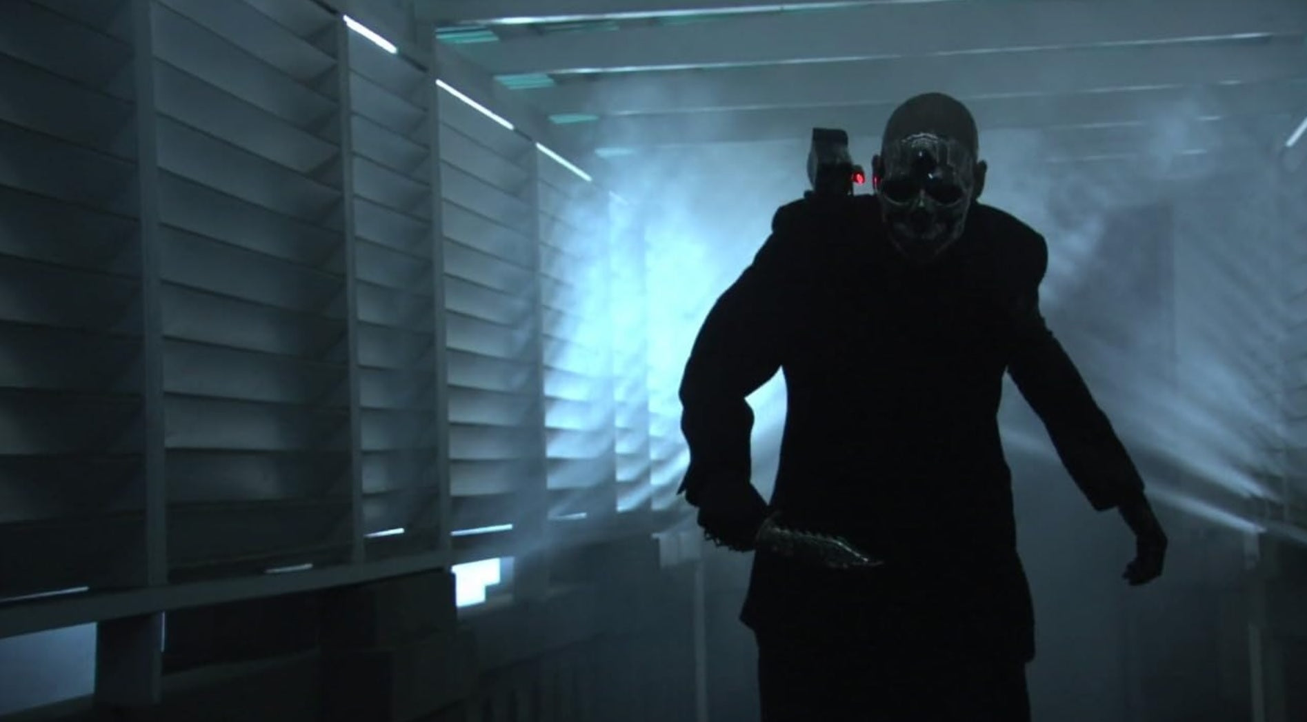 ChromeSkull stalks the mortuary