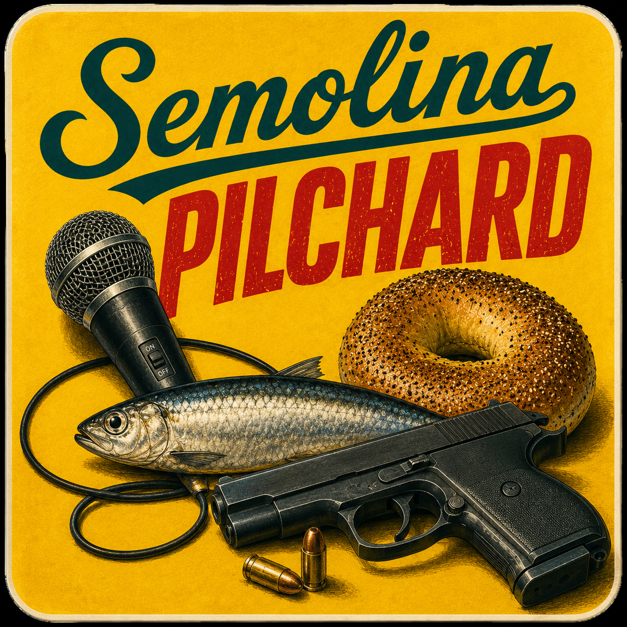 Semolina Pilchard - exclusive free magnet design